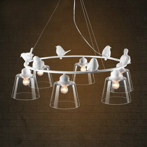 Люстра Provence Bird Chandelier Белый Люстра Provence Bird Chandelier Белый в Брянске | Loft Concept