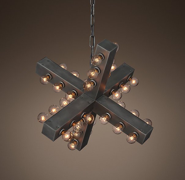 Люстра Nero Chandelier 56 Черный Люстра Nero Chandelier 56 Черный в Брянске | Loft Concept