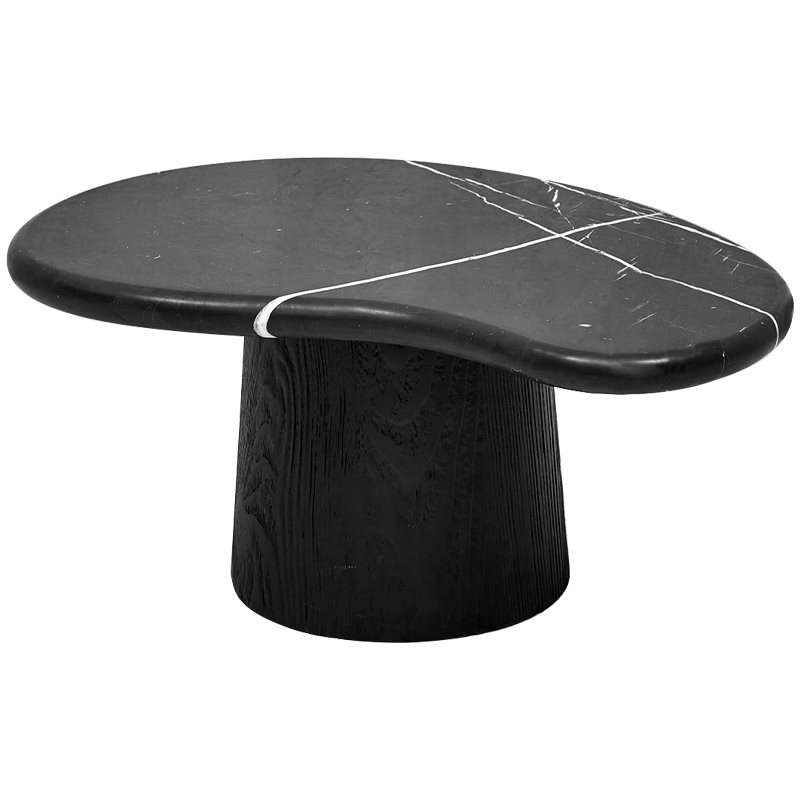 Кофейный стол Geoffroy Coffee Table Черный Мрамор Nero Черный матовый Кофейный стол Geoffroy Coffee Table Черный Мрамор Nero Черный матовый в Брянске | Loft Concept