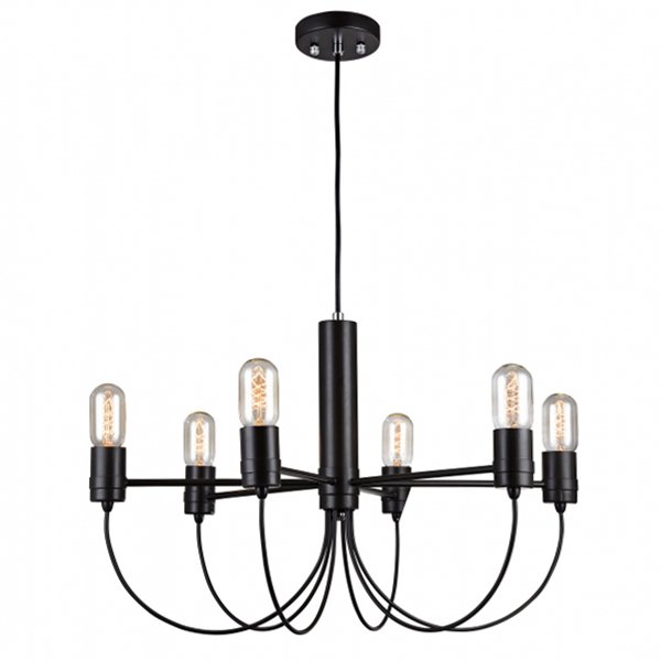 Люстра Loft Bars Fountain Chandelier 6 Черный Люстра Loft Bars Fountain Chandelier 6 Черный в Брянске | Loft Concept