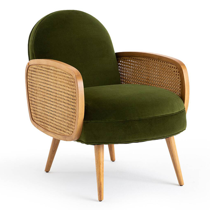 Кресло Morten Wicker Green Armchair Зеленый Кресло Morten Wicker Green Armchair Зеленый в Брянске | Loft Concept