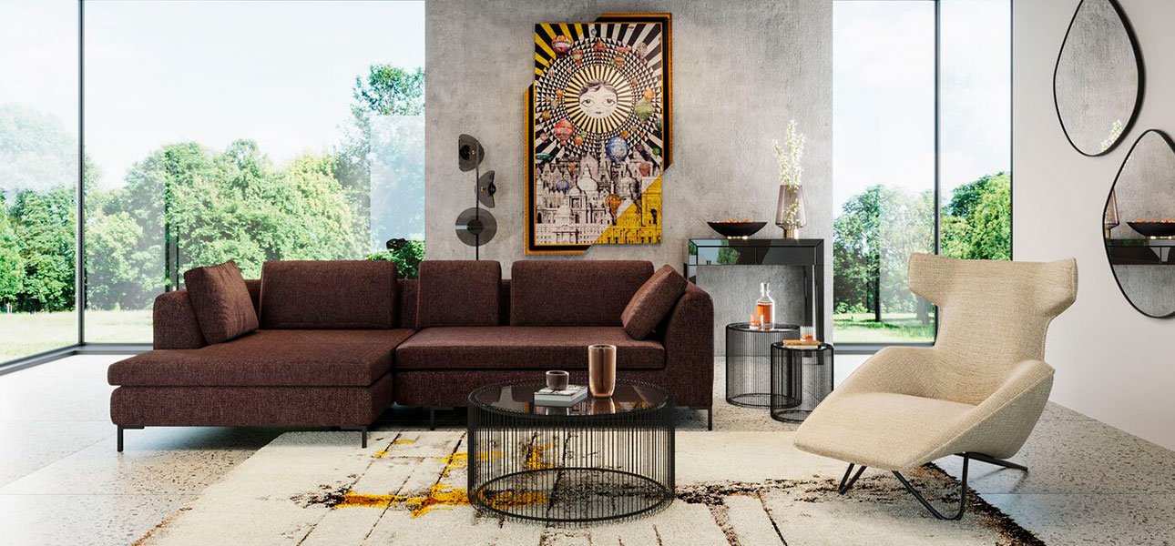 Кофейный столик круглый цвет черный Anthony - фото №4