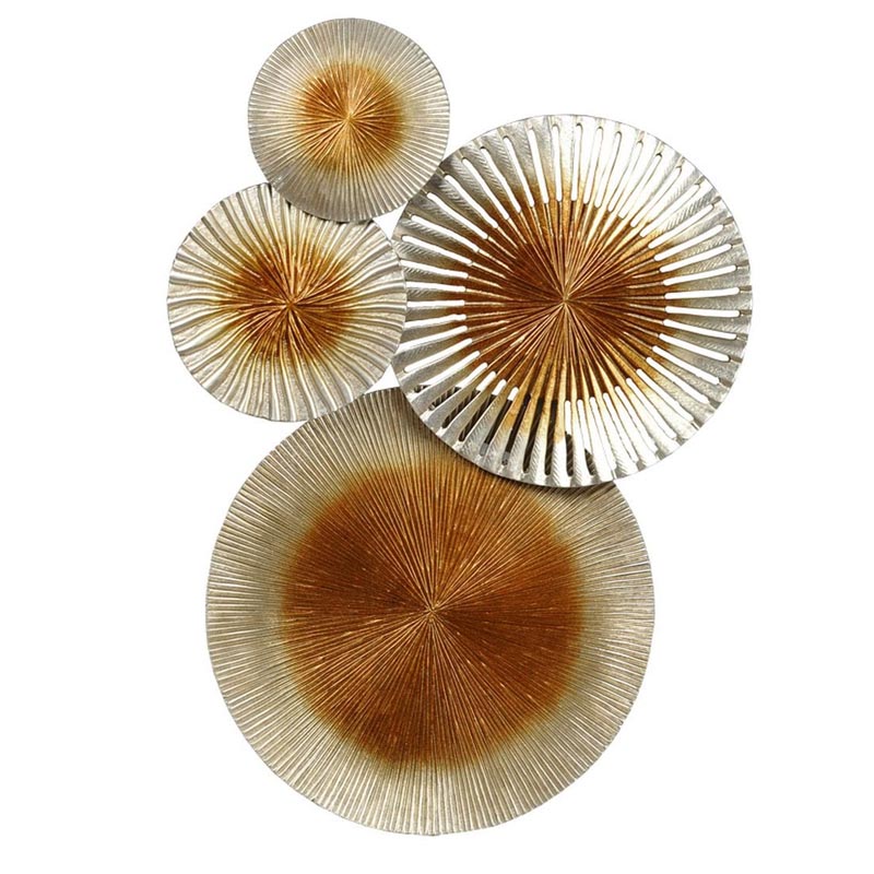 Арт-объект Apollo Silver and Gold Wall Plaque Disc gap 4 Золотой Серебряный Арт-объект Apollo Silver and Gold Wall Plaque Disc gap 4 Золотой Серебряный в Брянске | Loft Concept