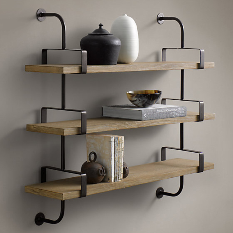 Полка из Дуба RH SHELVING & LEDGES 105 см Графит Полка из Дуба RH SHELVING & LEDGES 105 см Графит в Брянске | Loft Concept