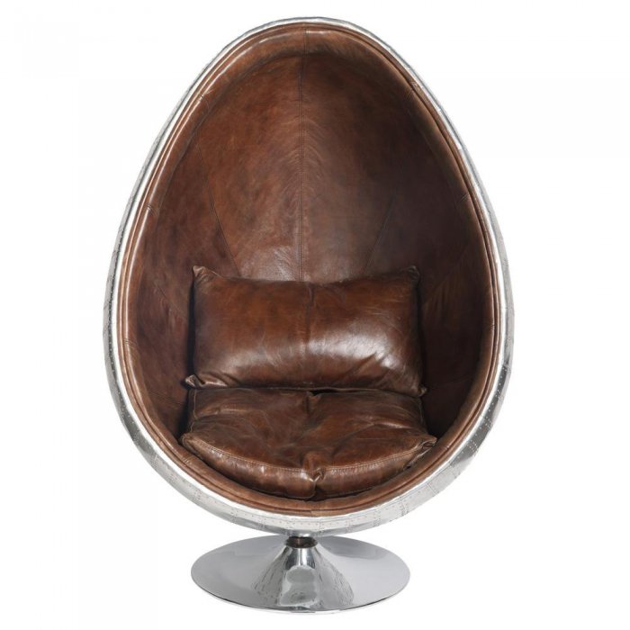 Кресло яйцо Aviator Egg Chair Коричневый Кресло яйцо Aviator Egg Chair Коричневый в Брянске | Loft Concept