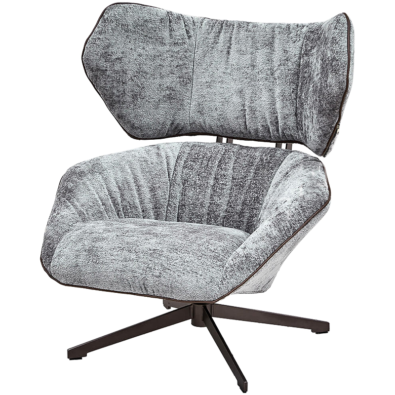 Кресло Holdor Chair Серый Темная бронза Кресло Holdor Chair Серый Темная бронза в Брянске | Loft Concept