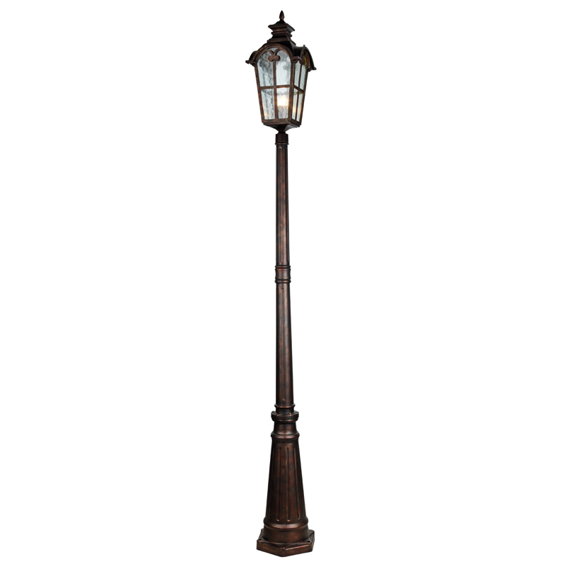 Уличный светильник Curtis Street lamp Темная бронза Прозрачное Стекло Уличный светильник Curtis Street lamp Темная бронза Прозрачное Стекло в Брянске | Loft Concept