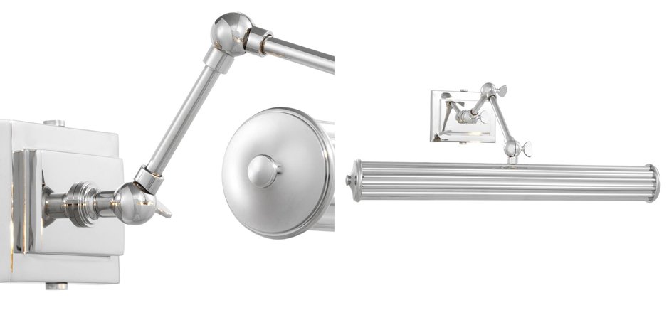 Бра Eichholtz Wall Lamp Luca L Nickel Бра Eichholtz Wall Lamp Luca L Nickel - Loft-Concept в Брянске