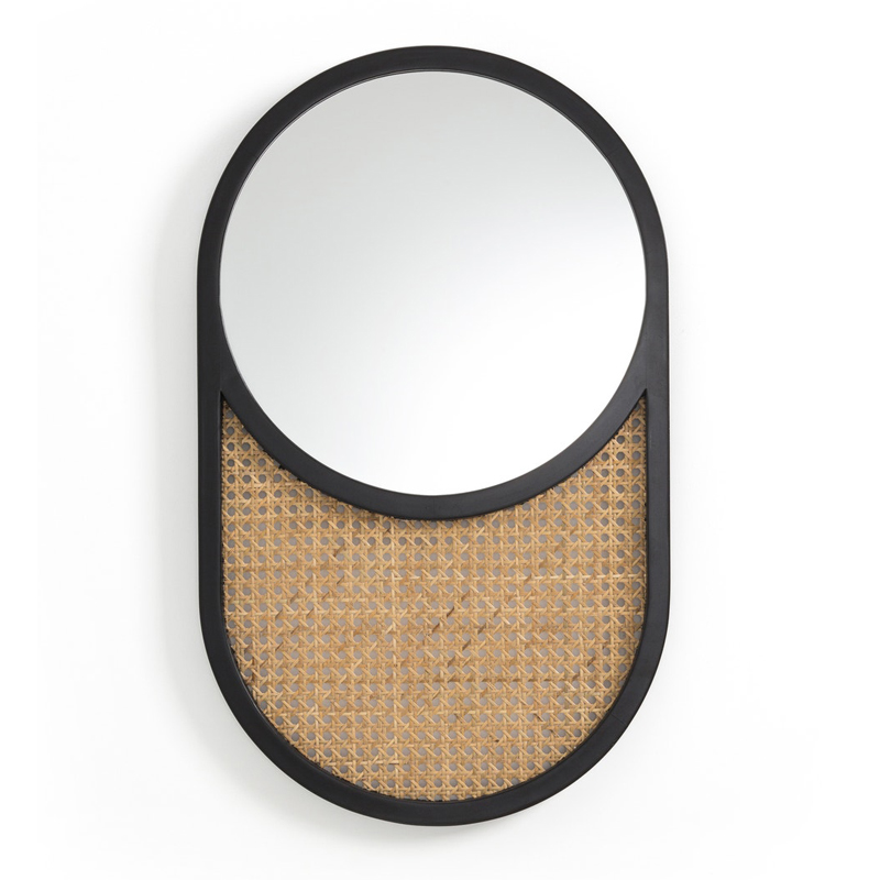 Зеркало Mirror Oak Frame Черный Зеркало Mirror Oak Frame Черный в Брянске | Loft Concept