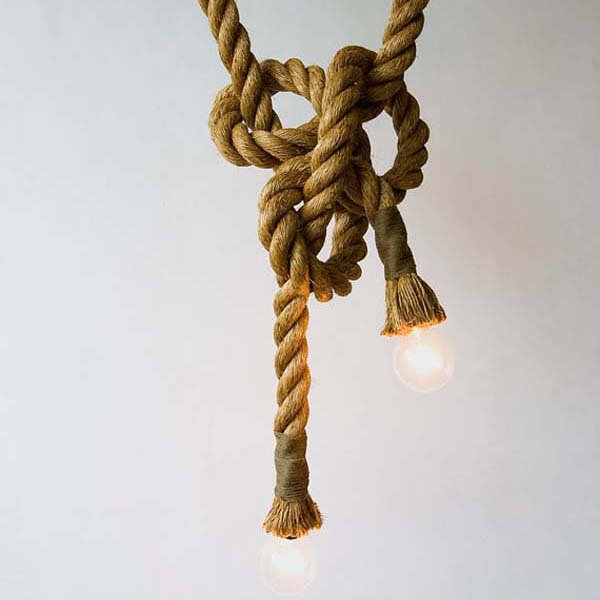 Подвесной светильник Rope Double Подвесной светильник Rope Double в Брянске | Loft Concept