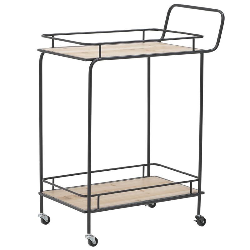 Стол для сервировки Weston Serving Table Черный Древесина Стол для сервировки Weston Serving Table Черный Древесина в Брянске | Loft Concept