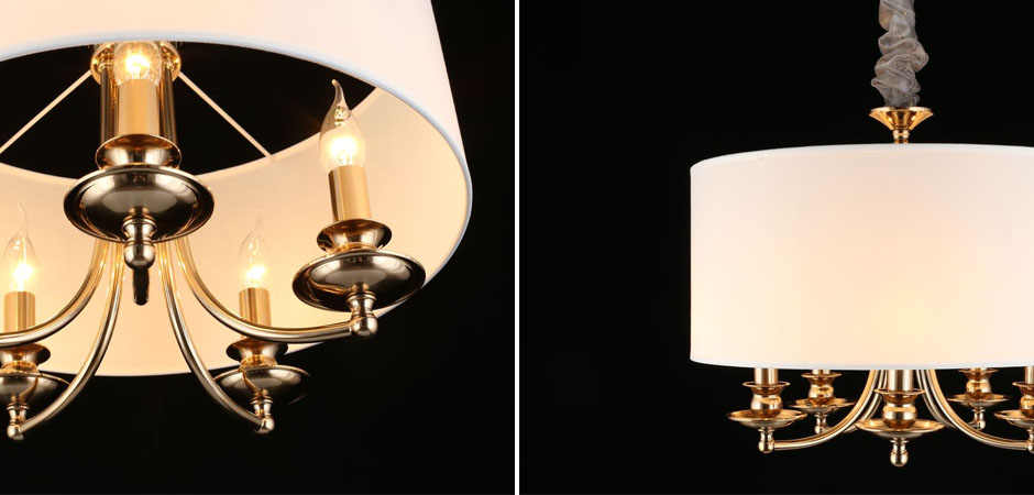 Люстра Jellyfish Gold с Абажуром Люстра Jellyfish Gold с Абажуром - Loft-Concept в Брянске
