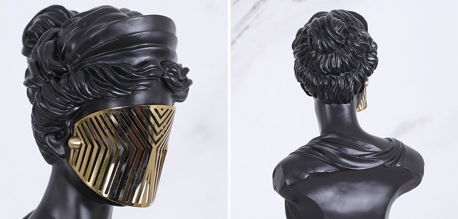 Статуэтка Bust Woman in Mask Статуэтка Bust Woman in Mask - Loft-Concept в Брянске