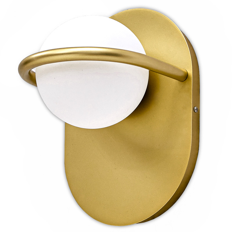 Бра Gold Holds Ball Sconces Золотой Белый Бра Gold Holds Ball Sconces Золотой Белый в Брянске | Loft Concept