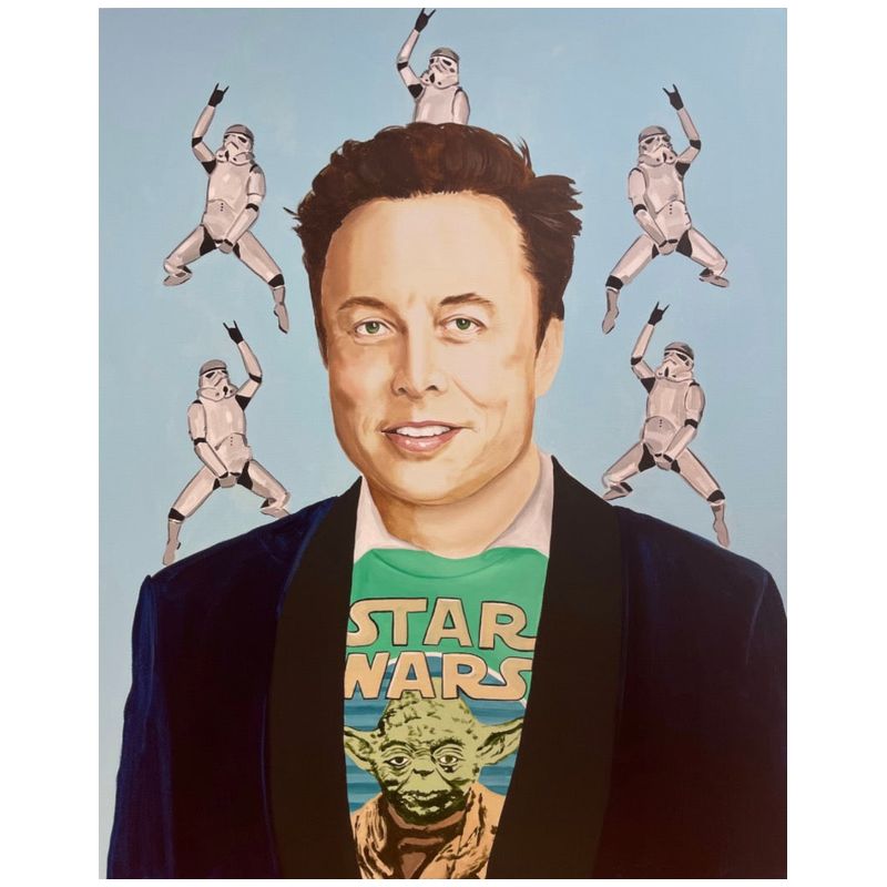 Картина Elon Musk Мульти Картина Elon Musk Мульти в Брянске | Loft Concept