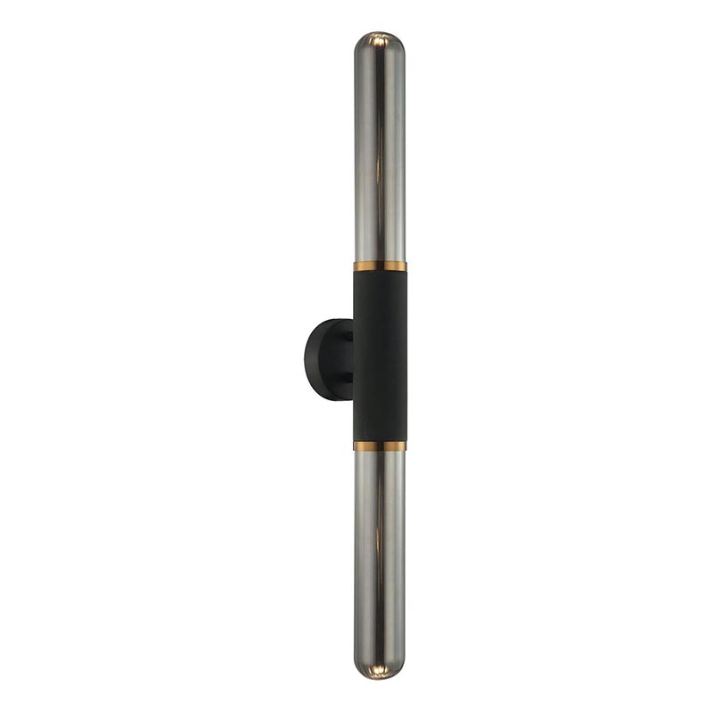 Бра Grover Black Grey Wall Lamp Серый Черный Глянцевое золото Бра Grover Black Grey Wall Lamp Серый Черный Глянцевое золото в Брянске | Loft Concept