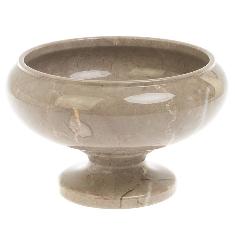 Фруктовница из натурального камня Мрамор Бежевый Natural Stone Fruit Bowls Бежевый Фруктовница из натурального камня Мрамор Бежевый Natural Stone Fruit Bowls Бежевый в Брянске | Loft Concept