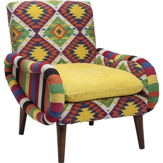 Кресло Ethnotica Kelim Chair Мульти в Брянске | Loft Concept 