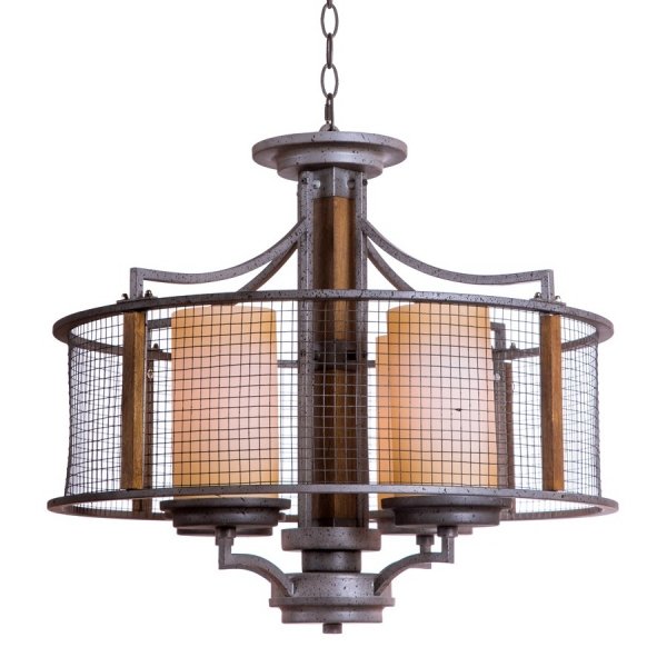 Подвесной светильник Mirage Cage Pendant 4 Серый Подвесной светильник Mirage Cage Pendant 4 Серый в Брянске | Loft Concept