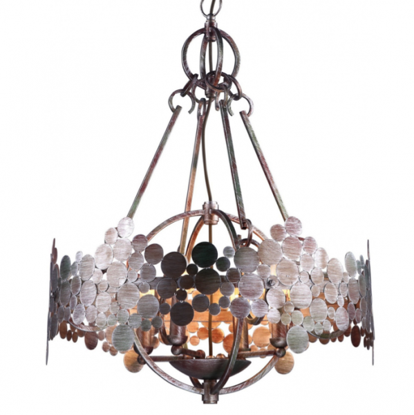 Люстра Round Iron Shod Chandelier Темная медь в Брянске | Loft Concept 