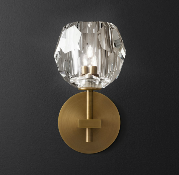 Бра RH Boule de Cristal Single Sconce Brass Латунь Бра RH Boule de Cristal Single Sconce Brass Латунь в Брянске | Loft Concept