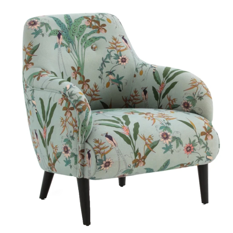 Кресло Lipstick Fauteuil melange lin Зеленый шалфей Кресло Lipstick Fauteuil melange lin Зеленый шалфей в Брянске | Loft Concept