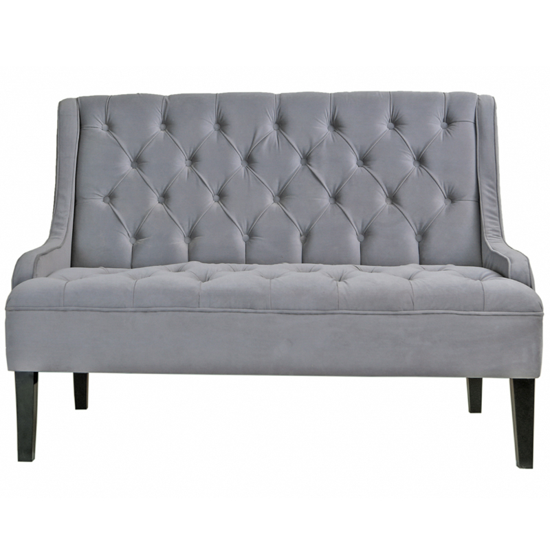 Диван Folket Sofa velour gray Серый (Gray) в Брянске | Loft Concept 