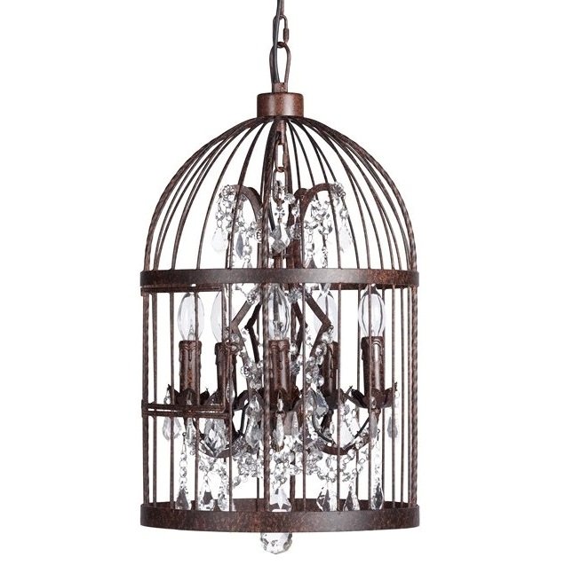 Люстра BirdCage Brown 35 Коричневый Люстра BirdCage Brown 35 Коричневый в Брянске | Loft Concept