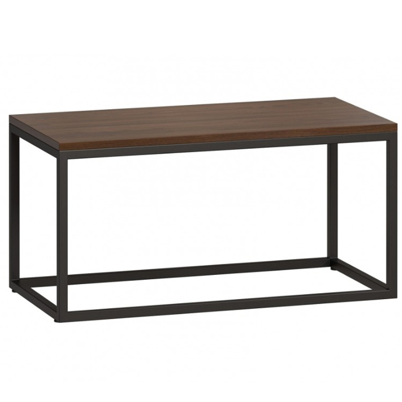 Кофейный стол Industrial Oak Philomel Coffee Table Коричневый Черный в Брянске | Loft Concept 