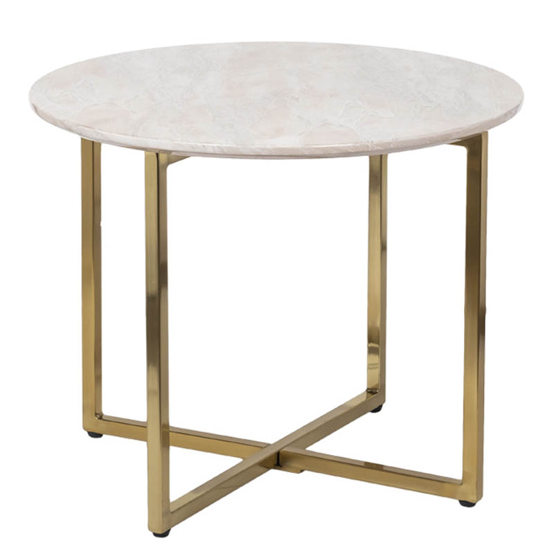 Приставной стол Esmond Side Table Латунь Приставной стол Esmond Side Table Латунь в Брянске | Loft Concept