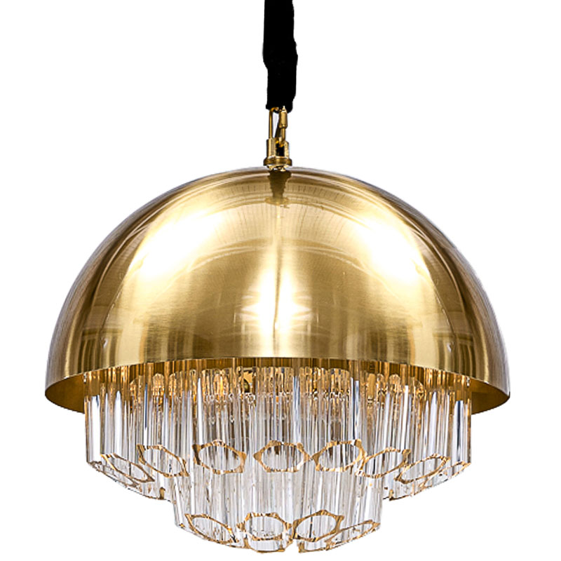 Люстра Erizzo Chandeliers Глянцевое золото Прозрачный Люстра Erizzo Chandeliers Глянцевое золото Прозрачный в Брянске | Loft Concept