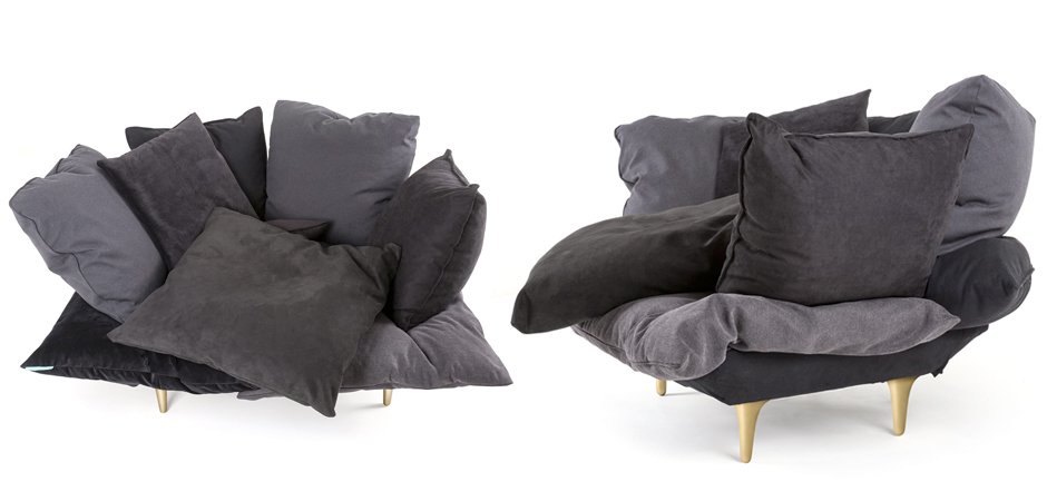 Кресло Seletti Armchair Comfy charcoal grey Кресло Seletti Armchair Comfy charcoal grey - Loft-Concept в Брянске