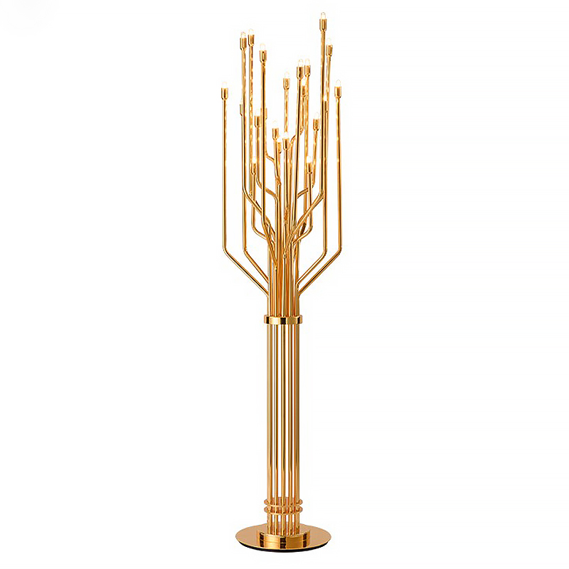 Торшер JANIS floor lamp Глянцевое золото Торшер JANIS floor lamp Глянцевое золото в Брянске | Loft Concept