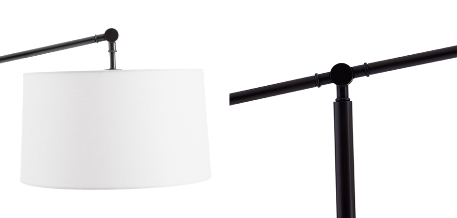 Торшер Arteriors NEWARK FLOOR LAMP Black Торшер Arteriors NEWARK FLOOR LAMP Black - Loft-Concept в Брянске