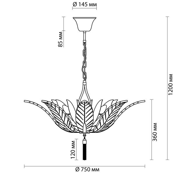 Люстра Glass Petals Chandelier 75 Люстра Glass Petals Chandelier 75 в Брянске
