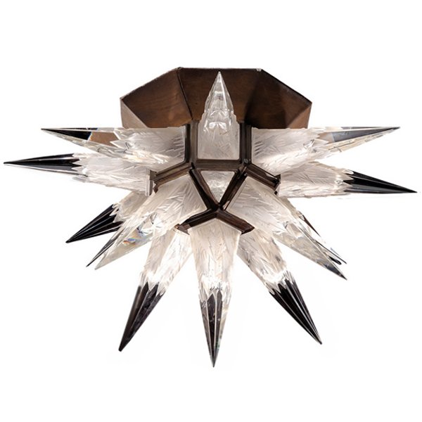 CHARLES J. WEINSTEIN Starburst Rare ceiling light Темная бронза винтаж Прозрачный (Transparent) CHARLES J. WEINSTEIN Starburst Rare ceiling light Темная бронза винтаж Прозрачный (Transparent) в Брянске | Loft Concept