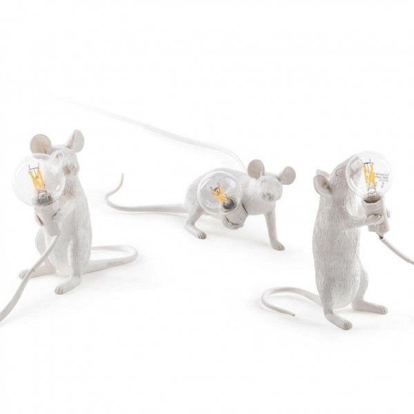Настольная лампа Seletti Mouse Белый Настольная лампа Seletti Mouse Белый в Брянске | Loft Concept