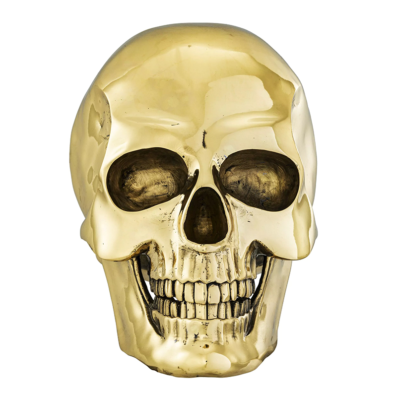 Аксессуар на стену Philipp Plein Gold Skull Wall element Золотой в Брянске | Loft Concept 