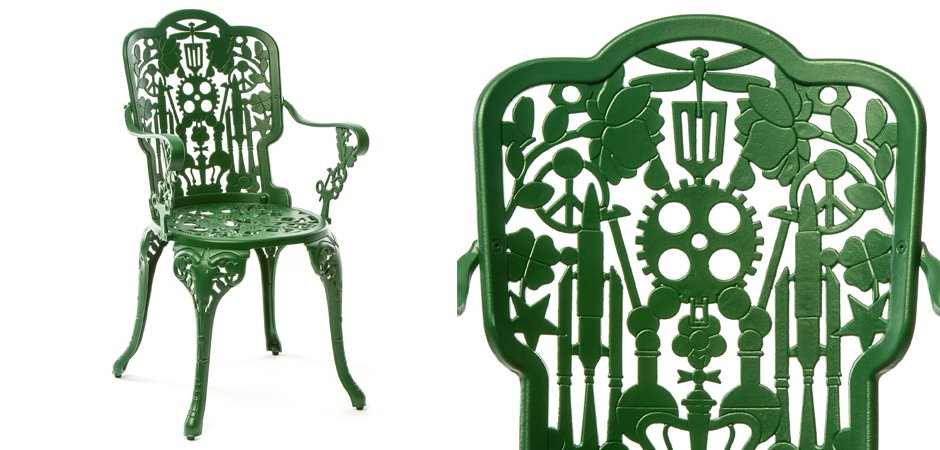 Стул Seletti Industry Collection ALUMINIUM ARMCHAIR – GREEN Стул Seletti Industry Collection ALUMINIUM ARMCHAIR – GREEN - Loft-Concept в Брянске