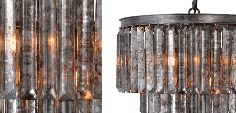 Подвесной светильник ODEON Aged Glass Chandelier Подвесной светильник ODEON Aged Glass Chandelier - Loft-Concept в Брянске
