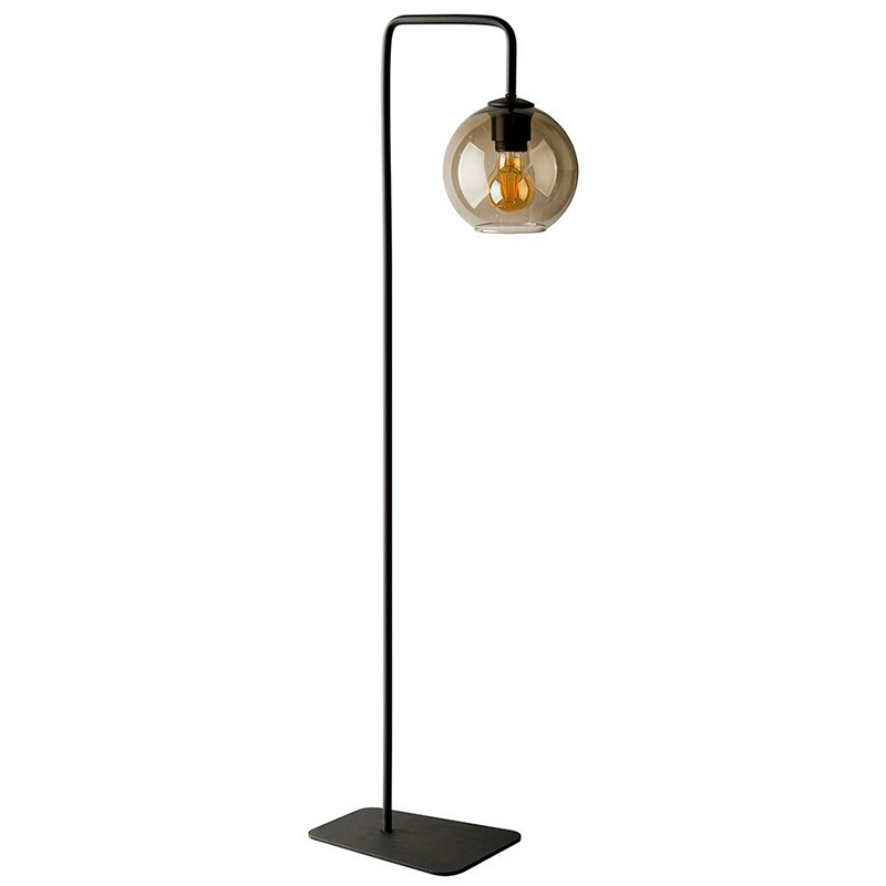 Торшер Franco Floor Lamp Янтарный Черный Торшер Franco Floor Lamp Янтарный Черный в Брянске | Loft Concept