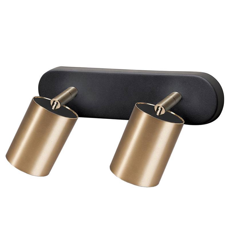 Бра Celis Spot Wall Lamp Duo brass Латунь Черный Бра Celis Spot Wall Lamp Duo brass Латунь Черный в Брянске | Loft Concept