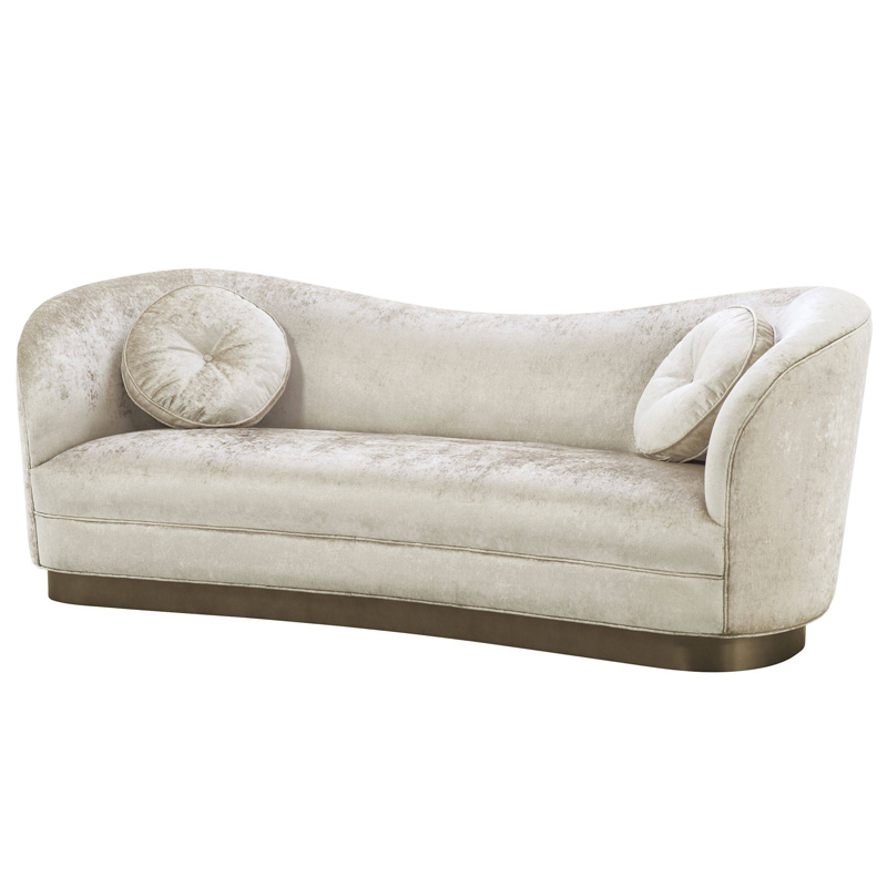 Диван Eichholtz Sofa Jackie Бежевый Бронза Диван Eichholtz Sofa Jackie Бежевый Бронза в Брянске | Loft Concept