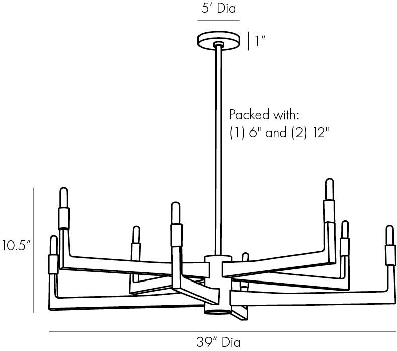 Люстра Arteriors GRIFF CHANDELIER Люстра Arteriors GRIFF CHANDELIER в Брянске