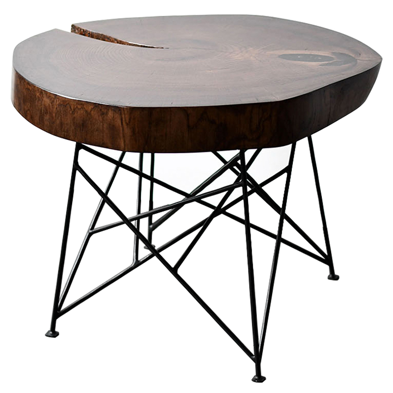 Кофейный стол Bradleigh Industrial Metal Rust Coffee Table Коричневый Черный в Брянске | Loft Concept 