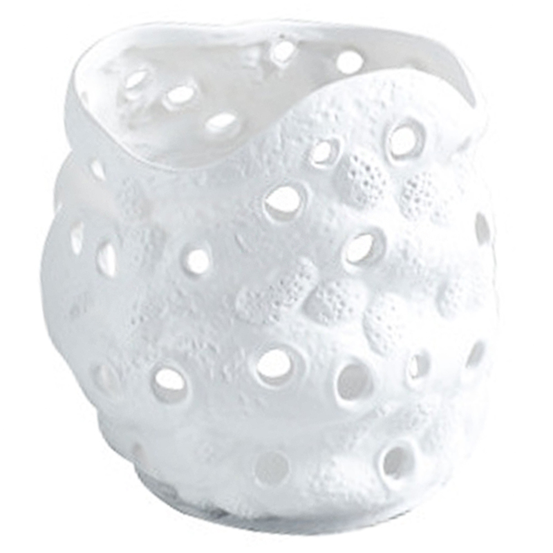 Ваза белая Rie White Vase S Белый Ваза белая Rie White Vase S Белый в Брянске | Loft Concept