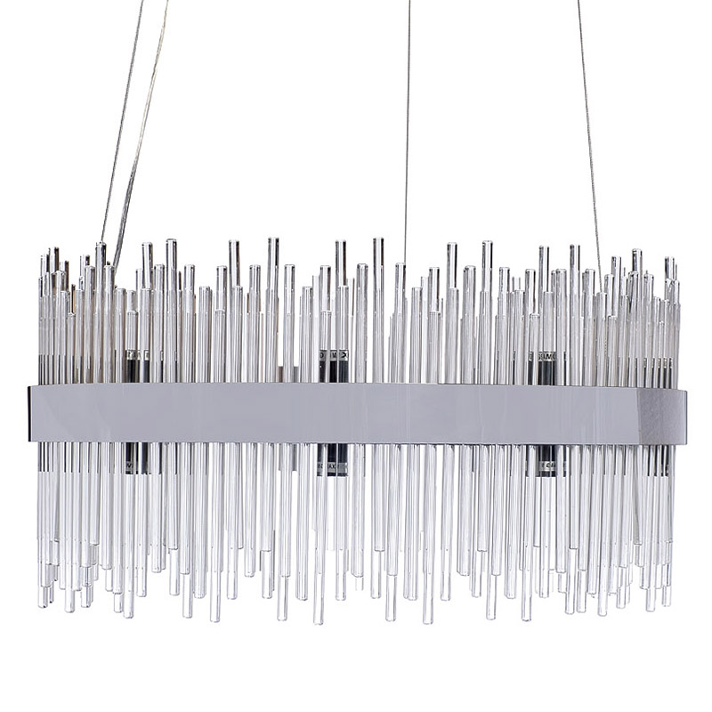 Люстра Nembus Chandelier 60 chrome Хром Прозрачный Люстра Nembus Chandelier 60 chrome Хром Прозрачный в Брянске | Loft Concept