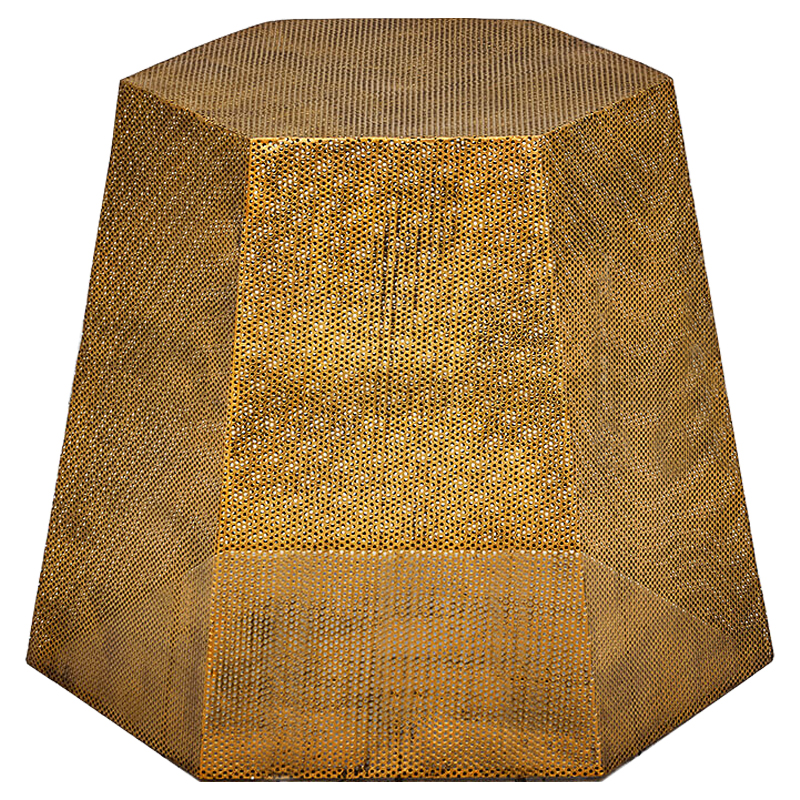 Приставной стол Gold Mesh side table Золотой Приставной стол Gold Mesh side table Золотой в Брянске | Loft Concept