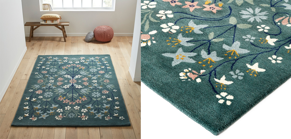 Ковер Floral Pattern 100% шерсть Ковер Floral Pattern 100% шерсть - Loft-Concept в Брянске