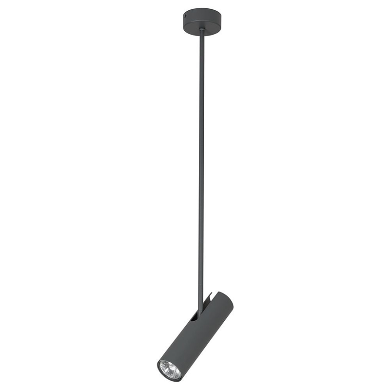 Подвесной светильник Tibo Trumpet Tube Graphite Lamp 77 Графит в Брянске | Loft Concept 